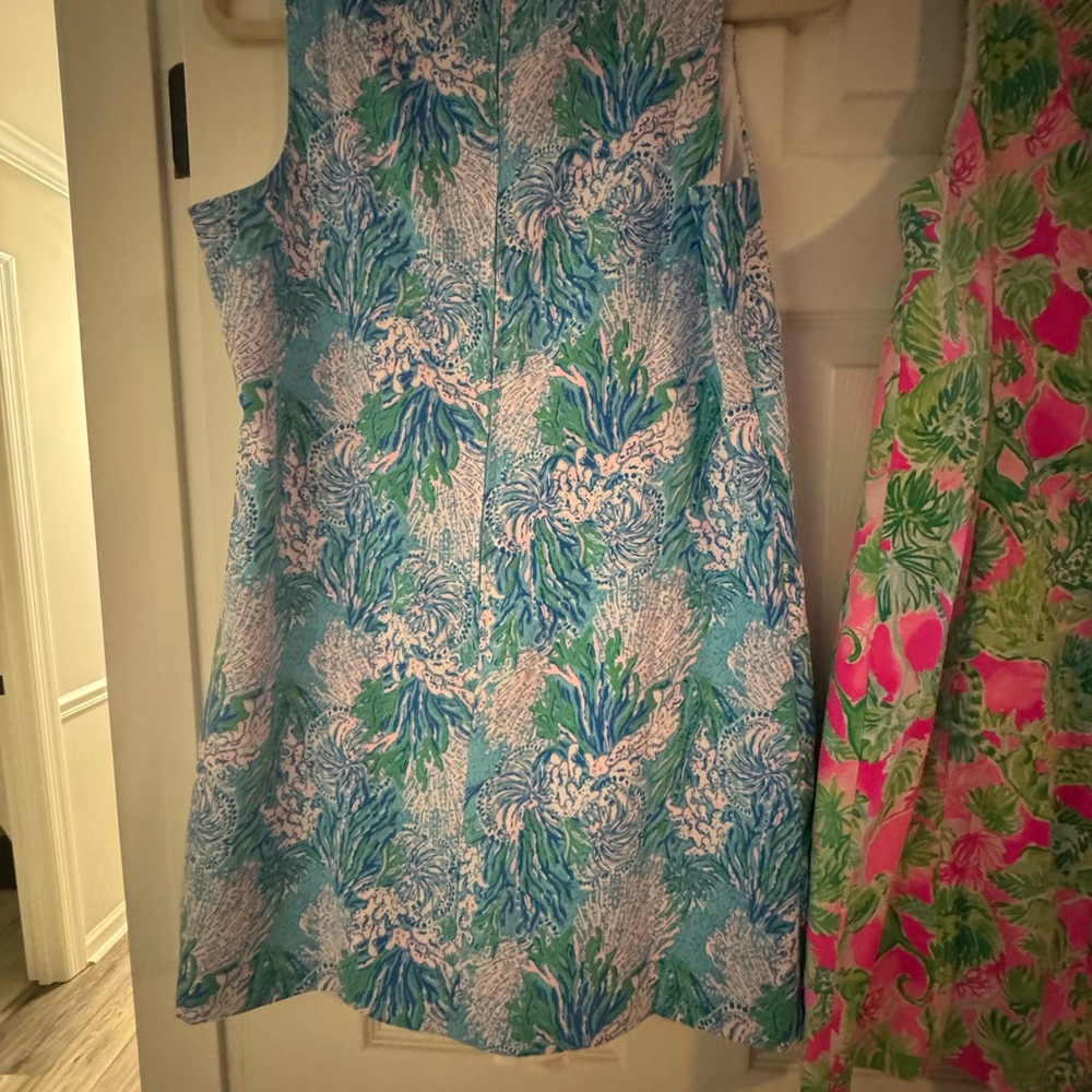 Lilly Pulitzer Pink and Blue Dress - Picture 4 of 7